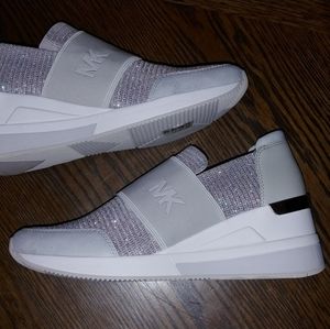 Brand New Michael Kors Felix Trainers (milk)